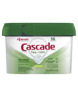 Detergente para Lavavajillas Free and Clear 36 capsulas 