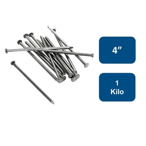 Clavos Corriente 4" 1kg 