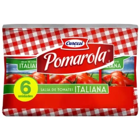 Pack Salsa de Tomate Pomarola 6 unidades de 200 grs. 