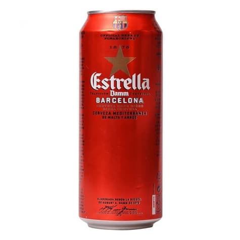 Cerveza Damm Estrella 500 cc