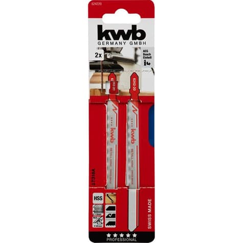 Hojas de sierra caladora para metal T318A (Diente 1.2mm) 2un. 