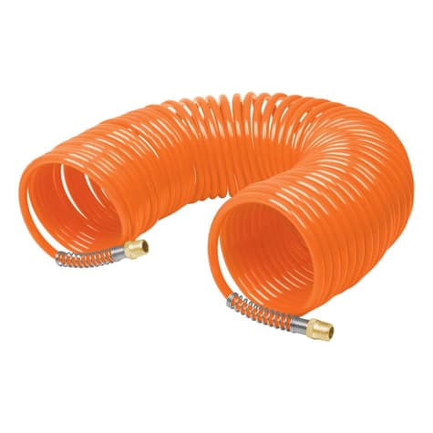 Manguera tipo resorte para compresor 1/4" x 15.2mts 