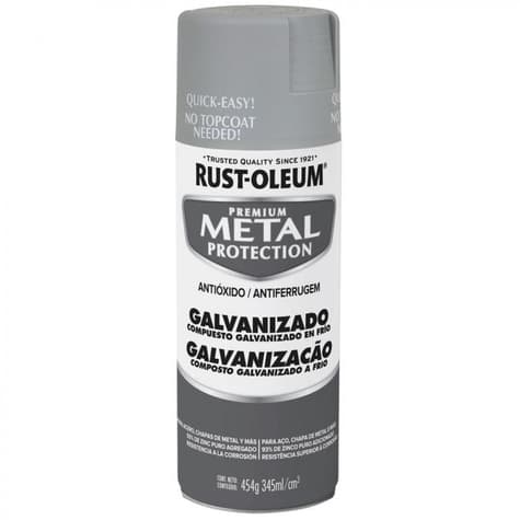 Pintura en Aerosol Metal Protection Compuesto Galvanizado 340grs Gris 