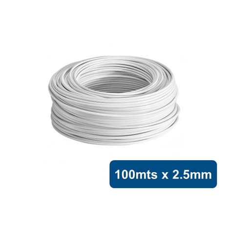 Cable EVA H07Z1-K 100mts 2.5mm Blanco 