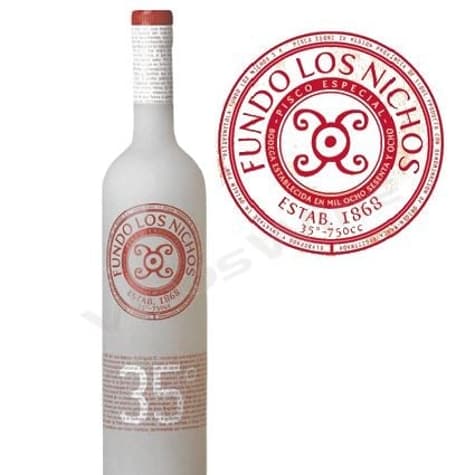 Pisco Fundo los Nichos 35º 750 cc
