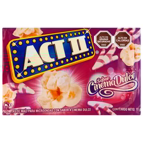 Palomitas De Maiz Sabor Cinema Dulce Act Ii 91Gr