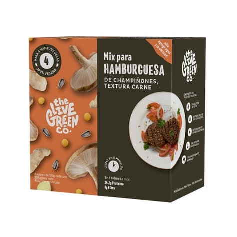 Mix Hamburguesa Champiñones, Textura Carne 4 Un 0