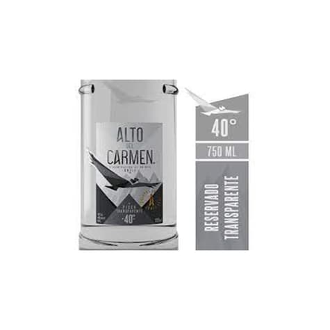 Pisco Alto del Carmen Transparente 40º 750 cc