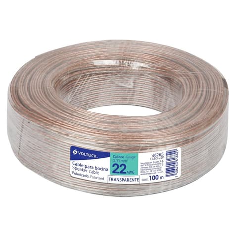 Cable para parlantes Polarizado 22 AWG 100mts 