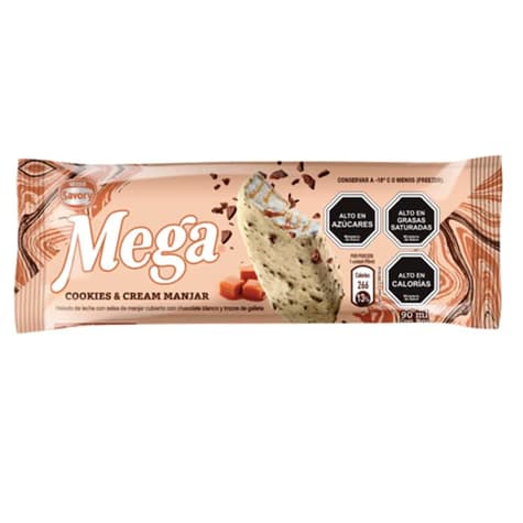 Helado Mega Cookies Y Cream Manjar Savory 90Ml