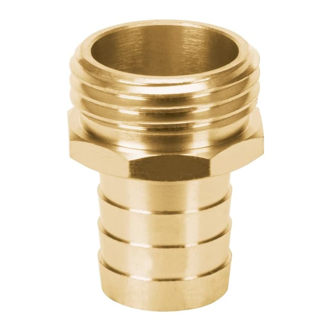 Conector de riego con espiga 3/4" HE Rosca 3/4" 