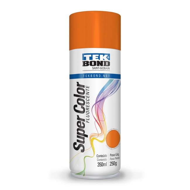 Pintura Acrilica Aerosol 350ml Fluorescente Naranja