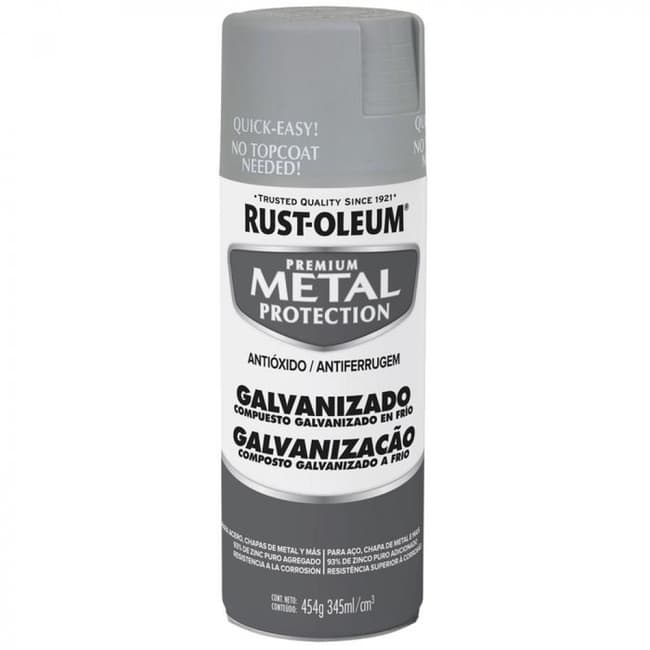 Pintura en Aerosol Metal Protection Compuesto Galvanizado 340grs Gris 