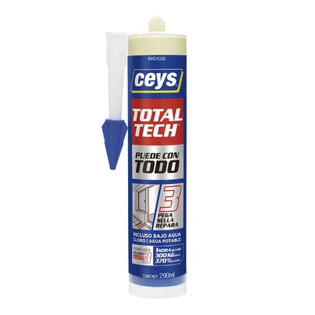 Adhesivo Sellante Totaltech Beige 290ml 