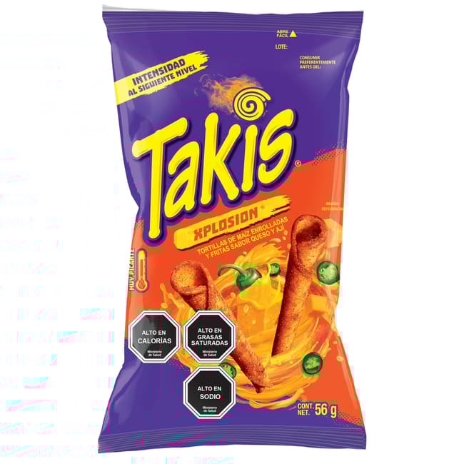 Takis Xplosion Queso Y Aji 56G
