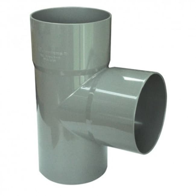 Tee PVC Sanitario Gris 40 x 40mm