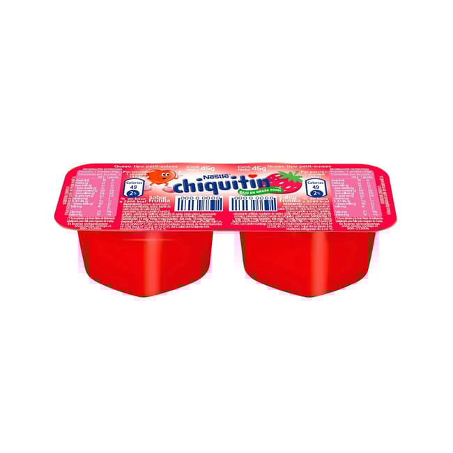 Yoghurt Chiquitin sabor Frutilla 2 un.