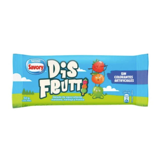 Helado Paleta Dis Frutt 50 ml. Savory