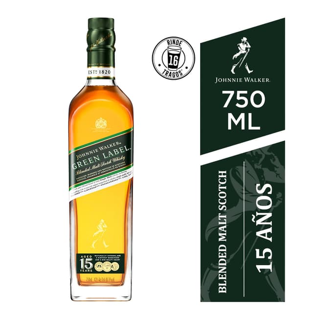Whisky Johnnie Walker Green Label 750 cc