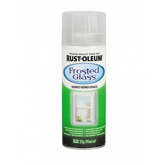 Pintura en Aerosol Frosted Glass Pavonado 312grs Transparente 