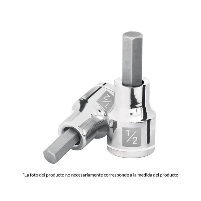 Dado de Punta Allen Cuadrante 1/2" 17mm 