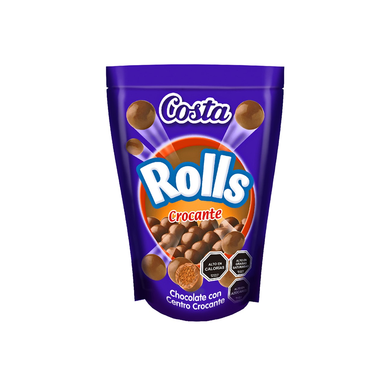 Chocolate Rolls Crocante 150 grs. Lomi